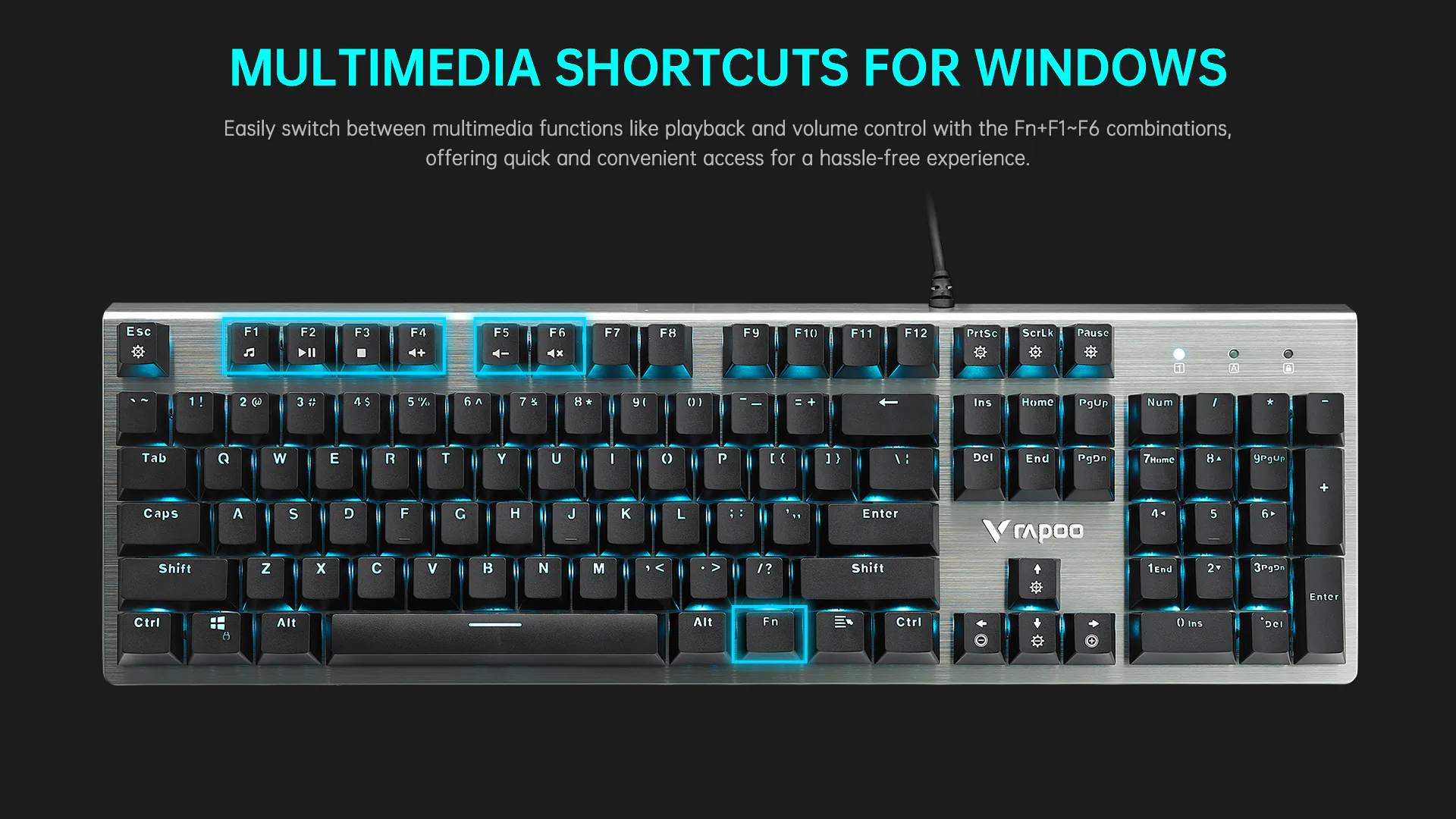 خرید کیبورد رپو مدل V530