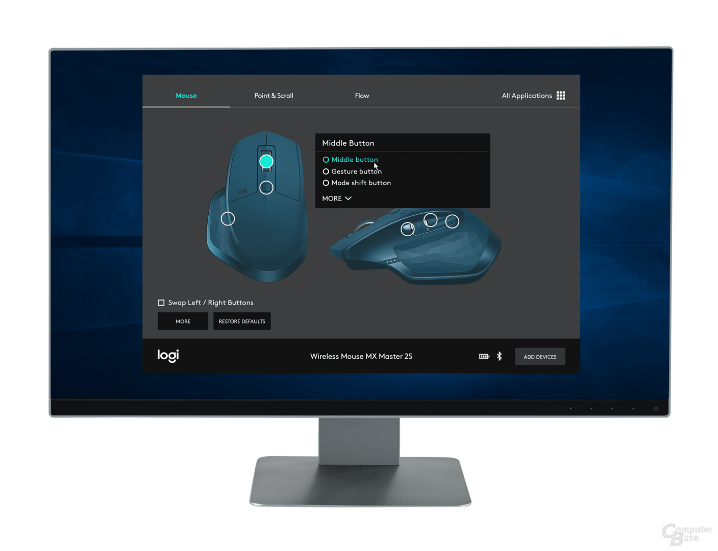 نرم‌افزار Logitech Options